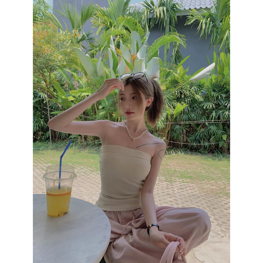 QADCOL Áo Không Tay Mỏng Ôm Dáng Thời Trang Mùa Hè Mới Quyến Rũ Cho Nữ