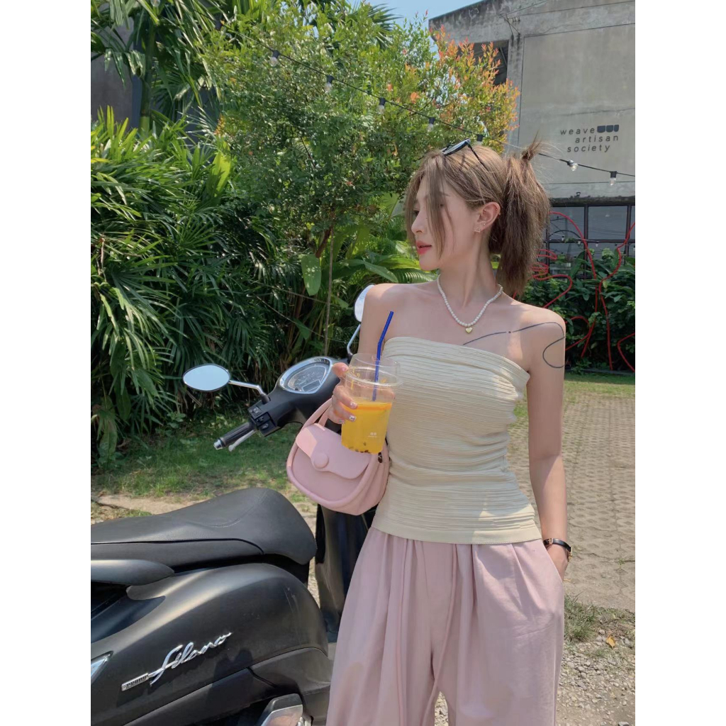 QADCOL Áo Không Tay Mỏng Ôm Dáng Thời Trang Mùa Hè Mới Quyến Rũ Cho Nữ