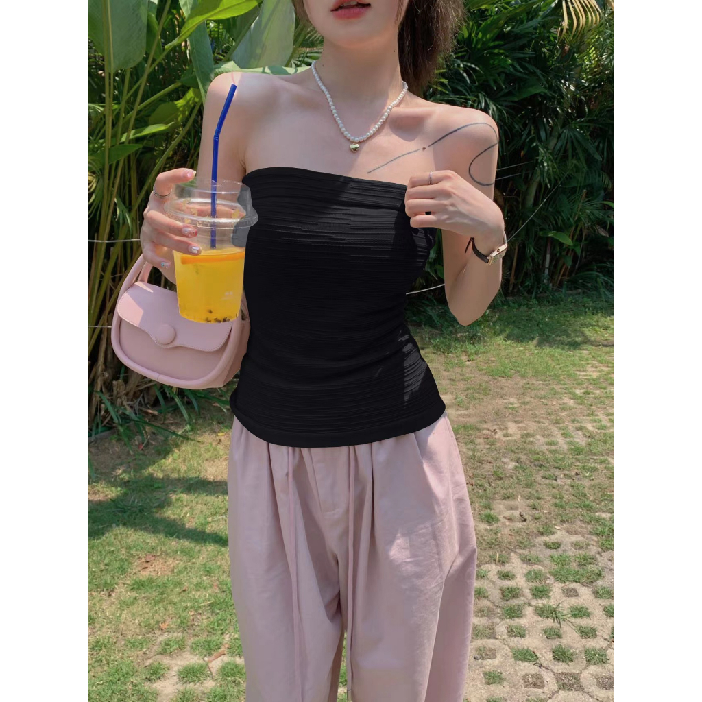 QADCOL Áo Không Tay Mỏng Ôm Dáng Thời Trang Mùa Hè Mới Quyến Rũ Cho Nữ