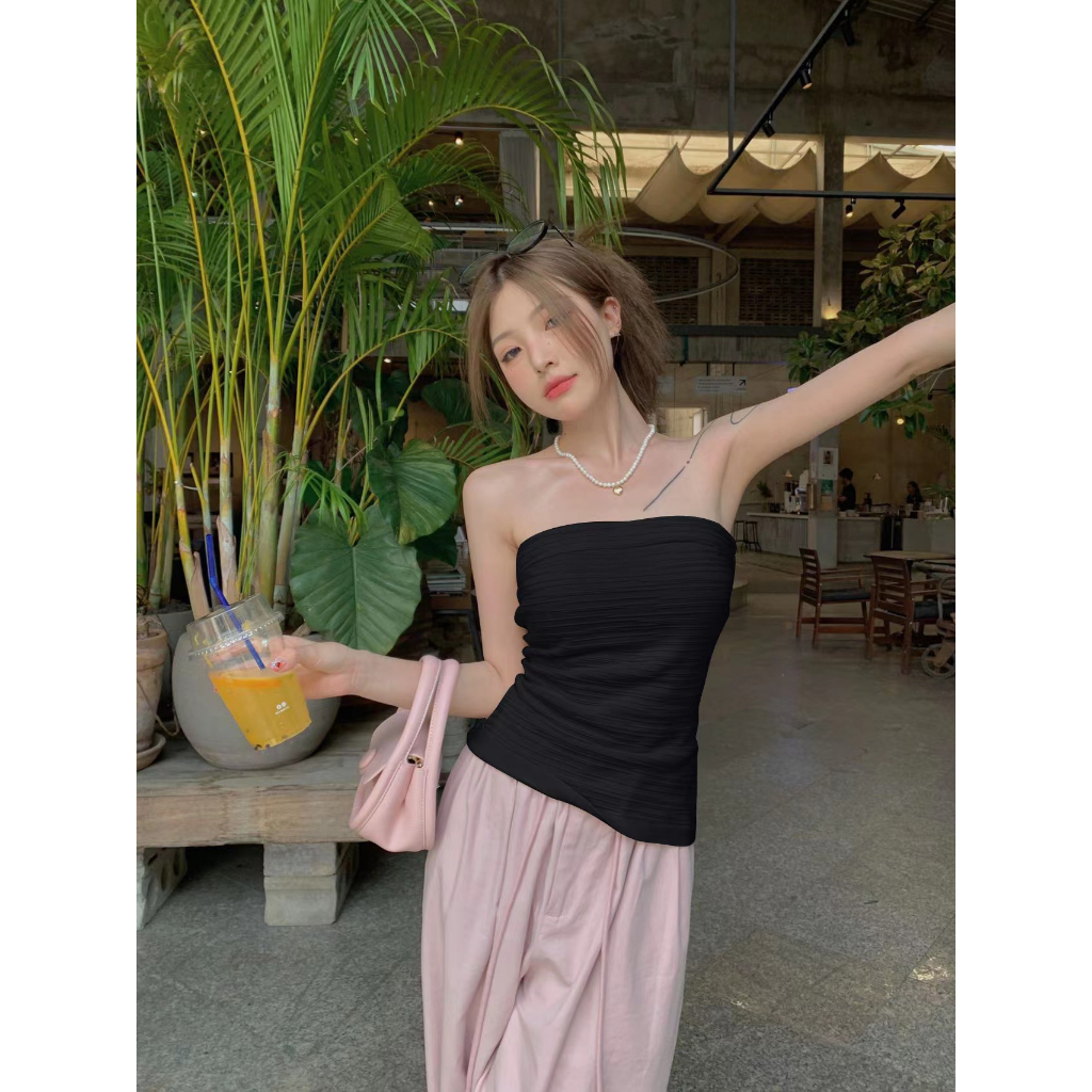 QADCOL Áo Không Tay Mỏng Ôm Dáng Thời Trang Mùa Hè Mới Quyến Rũ Cho Nữ