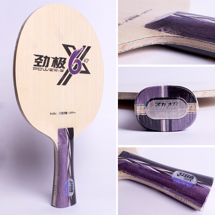 Vợt Đánh Bóng Bàn Bằng Carbon Chất Lượng Cao DHS POWER G PG 6X 6 X  ALC PG6X Ping Pong