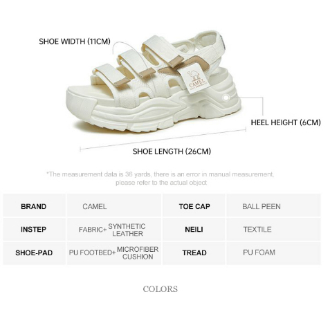 Giày sandal CAMELJEANS L23M283084 dành cho nữ