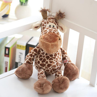 1 hươu cao cổ nhồi bông dễ thương 25cm