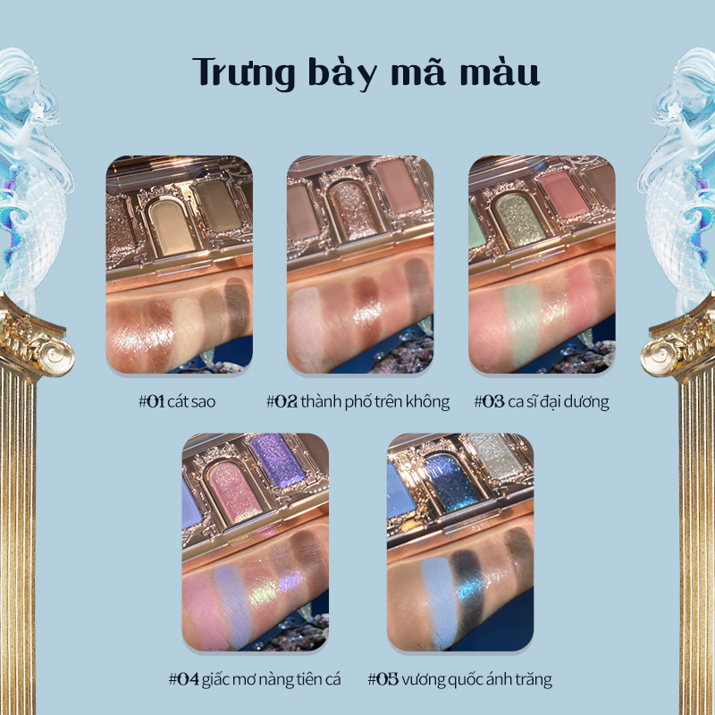 Bảng phấn mắt FLOWER KNOWS 6.3g chủ đề cổ tích làm đẹp cho nữ | BigBuy360 - bigbuy360.vn