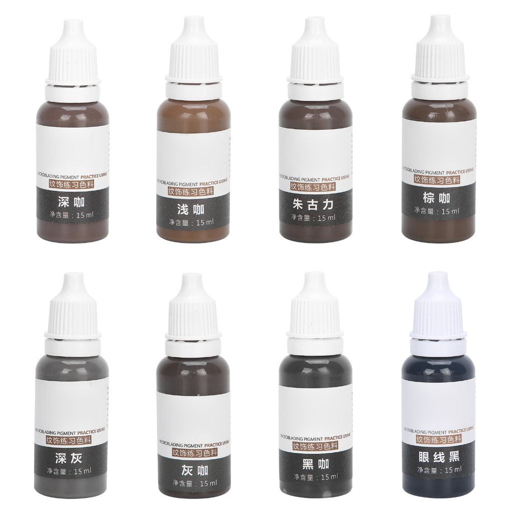 Mực Xăm Lông Mày / Kẻ Mắt Bán Vĩnh Viễn 15ml Jijaka