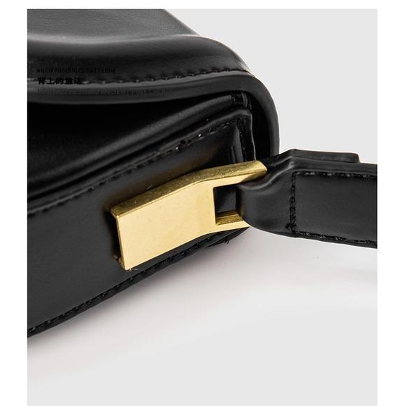 Mischa Túi Xách Da PU Đeo Vai Màu Trơn Thời Trang Cao Cấp