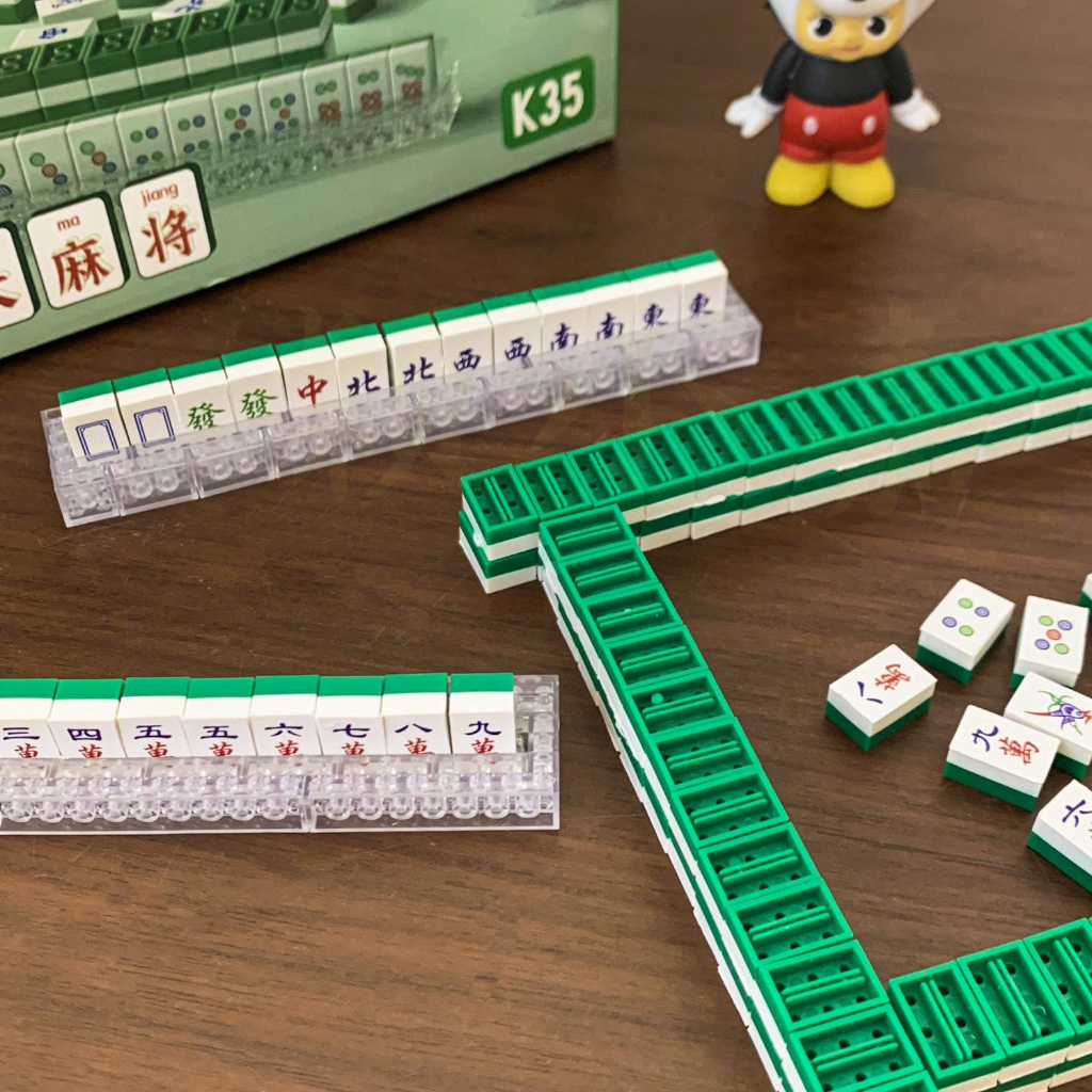 Bộ Trò Chơi Mạt Chược Mini Phong Cách Trung Quốc