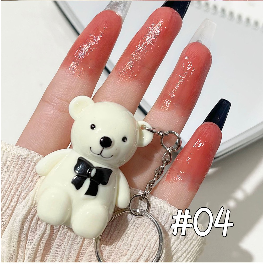 Son Môi Sweet mint ArtValue Màu Sắc Nude Không Phai Dưỡng Ẩm Chống Nước Lâu Phai Thiết Kế Vỏ Son Hình Móc Khóa Gấu Xinh Xắn