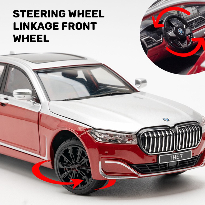 Mô Hình Xe Ô Tô BMW 760LI Tỉ Lệ 1: 24 Cao Cấp