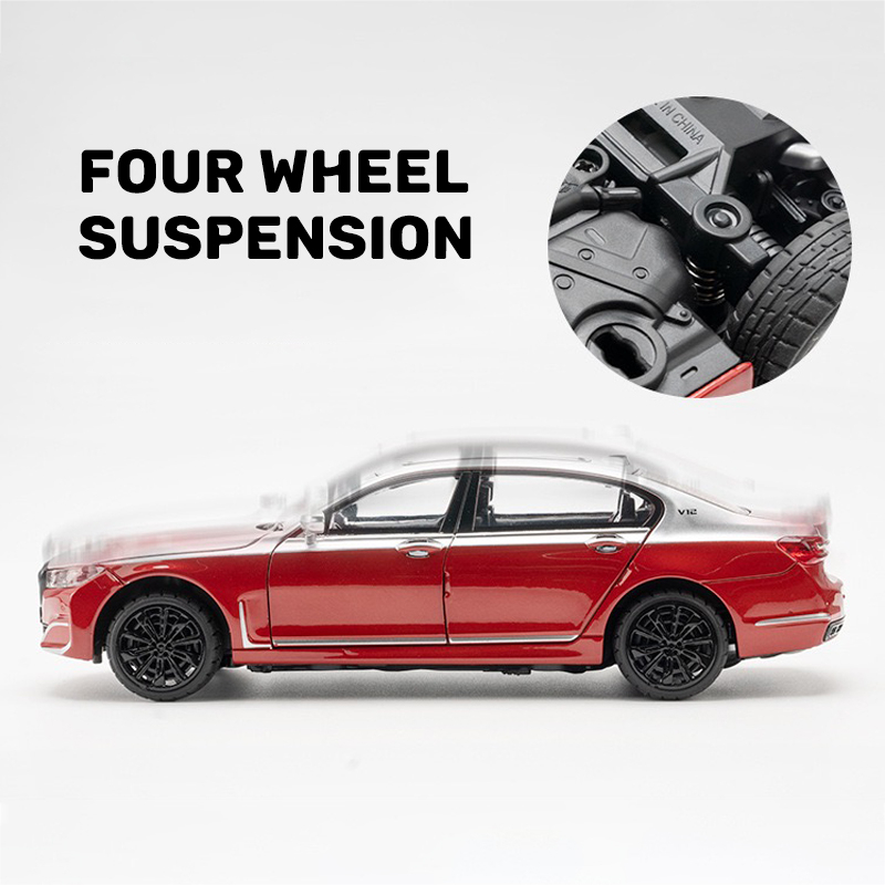 Mô Hình Xe Ô Tô BMW 760LI Tỉ Lệ 1: 24 Cao Cấp