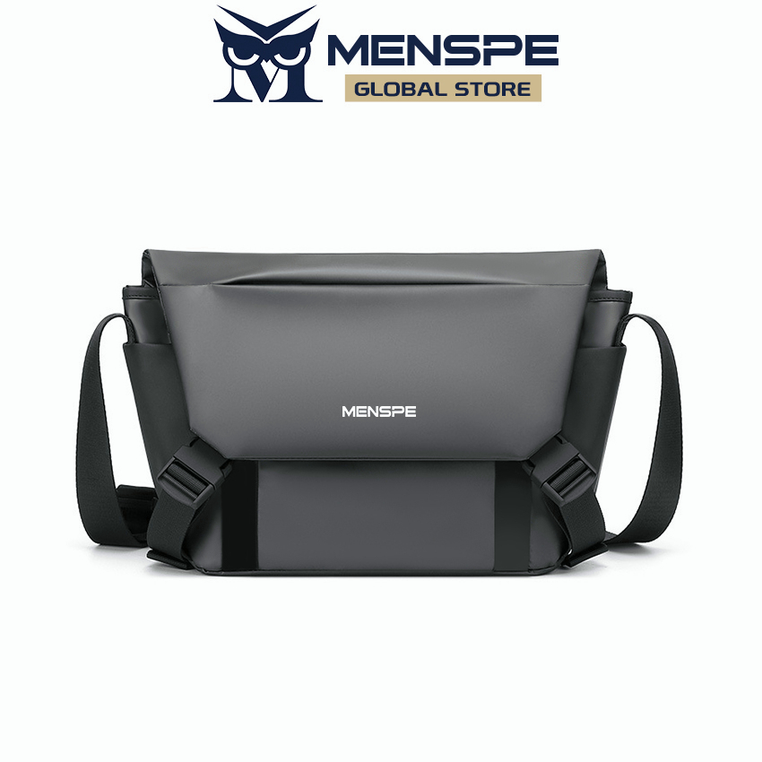 MENSPE Túi Đeo Chéo Vai Vải Oxford Chống Nước Sức Chứa Lớn Thời Trang Đường Phố Đơn Giản Dành Cho Nam Sinh
