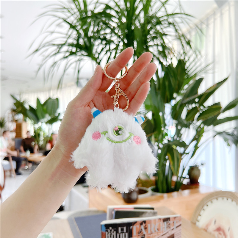 Móc Khóa Hình Quái Vật Mắt To Dễ Thương