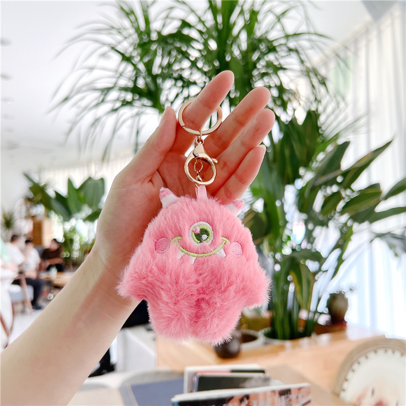 Móc Khóa Hình Quái Vật Mắt To Dễ Thương