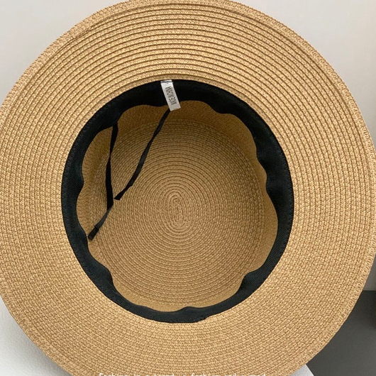 Mũ Cói Đi Biển Phong Cách Anh Quốc Cổ Điển Thời Trang Xuân Hè Cho Nữ