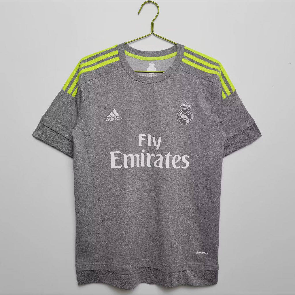 Áo Thun Bóng Đá Real Madrid Away 2015-16  S-2XL * Chất Lượng Cao Tùy Chỉnh *