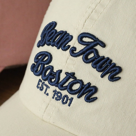 Mũ Lưỡi Trai Chất Liệu Cotton Mềm Mại Thêu Họa Tiết Phong Cách Retro Mỹ Thời Trang Mùa Hè Cho Nam Và Nữ