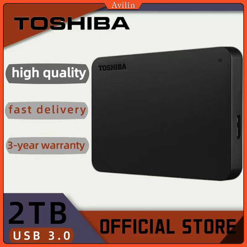 Ổ Cứng Ngoài Toshiba 2TB 1TB USB 3.0 WD Kèm Dây Cáp USB 3.0