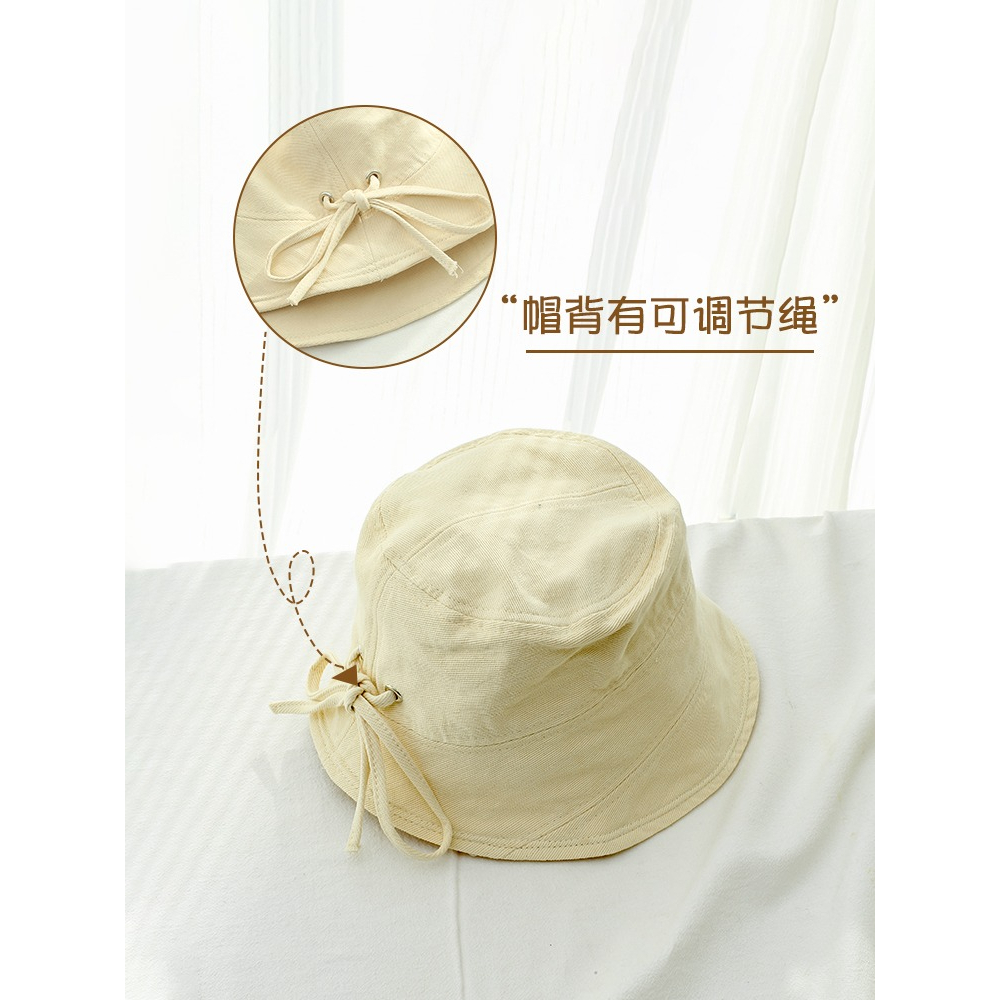 Nón Tai Bèo Vành Rộng Chống Nắng Đính Nơ Kiểu Nhật Bản Thời Trang Xuân Hè Cho Nữ