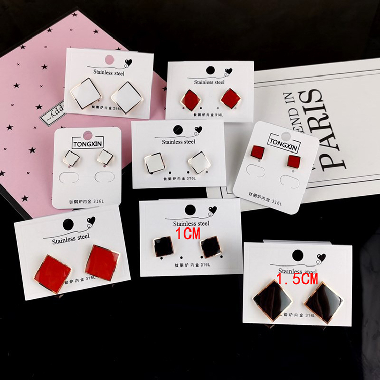 Bông tai Titan nữ không gỉ Mạ Vàng 18k Hình Cỏ Bốn Lá Không Gây Dị Ứng Thời Trang Cho Nữ,khuyên tai titan không gỉ , Hoa tai titan