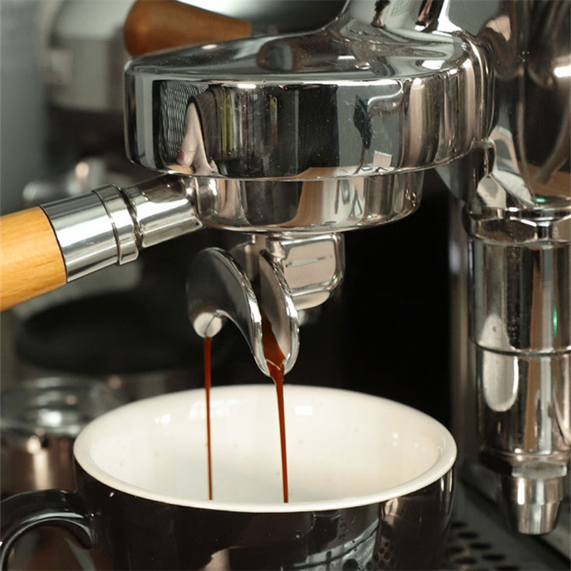 1pc 58mm Cà Phê Không Đáy Portafilter Fine Giá Đỡ Tiếp Liệu Phần