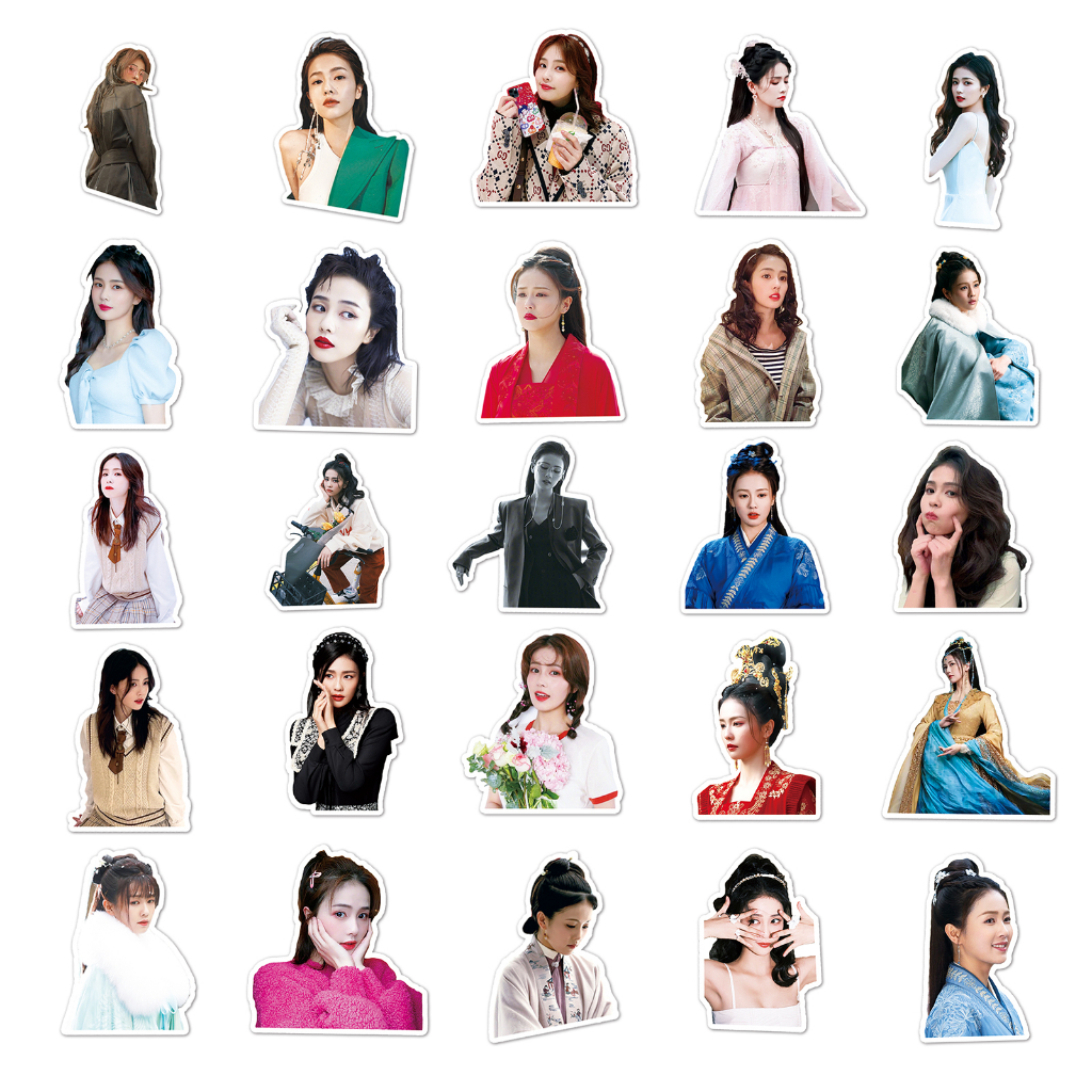 Bộ 50 Miếng Dán Hoạt Hình Chống Thấm Nước Phong Cách Graffiti Trang Trí Ván Trượt