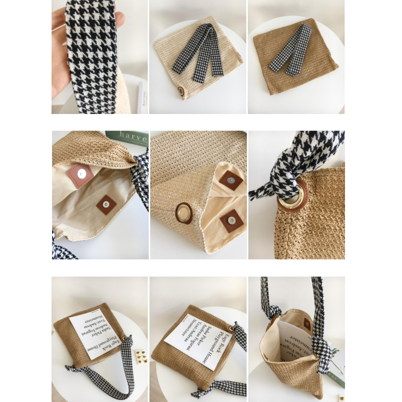 Túi Xách Đan Lát Thời Trang Hè Cho Nữ