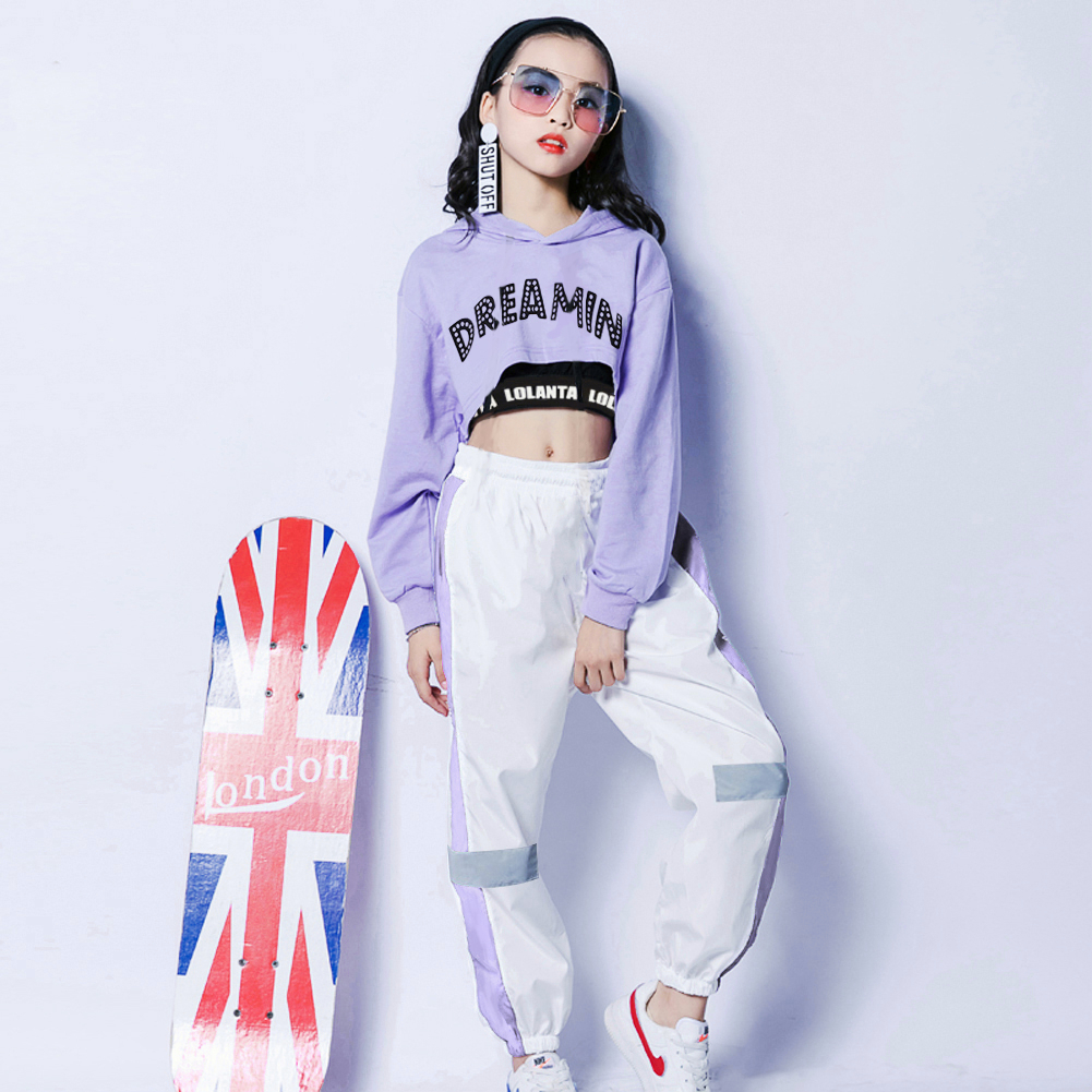 Set đồ bộ dài tay phong cách năng động đáng yêu cho bé gái