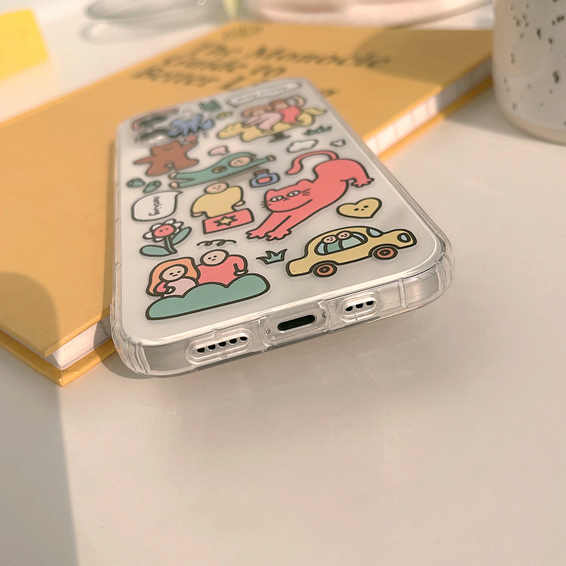 Ốp Điện Thoại In Họa Tiết Độc Đáo Thời Trang Cho iPhone 14 Pro Max Plus 13 12