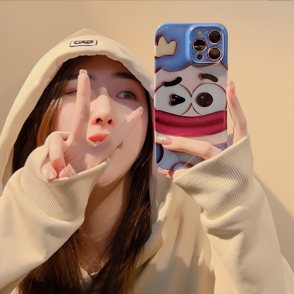 Ốp Điện Thoại Chống Sốc Họa Tiết Đáng Yêu Cho iPhone 14 Pro Max Plus 13 12