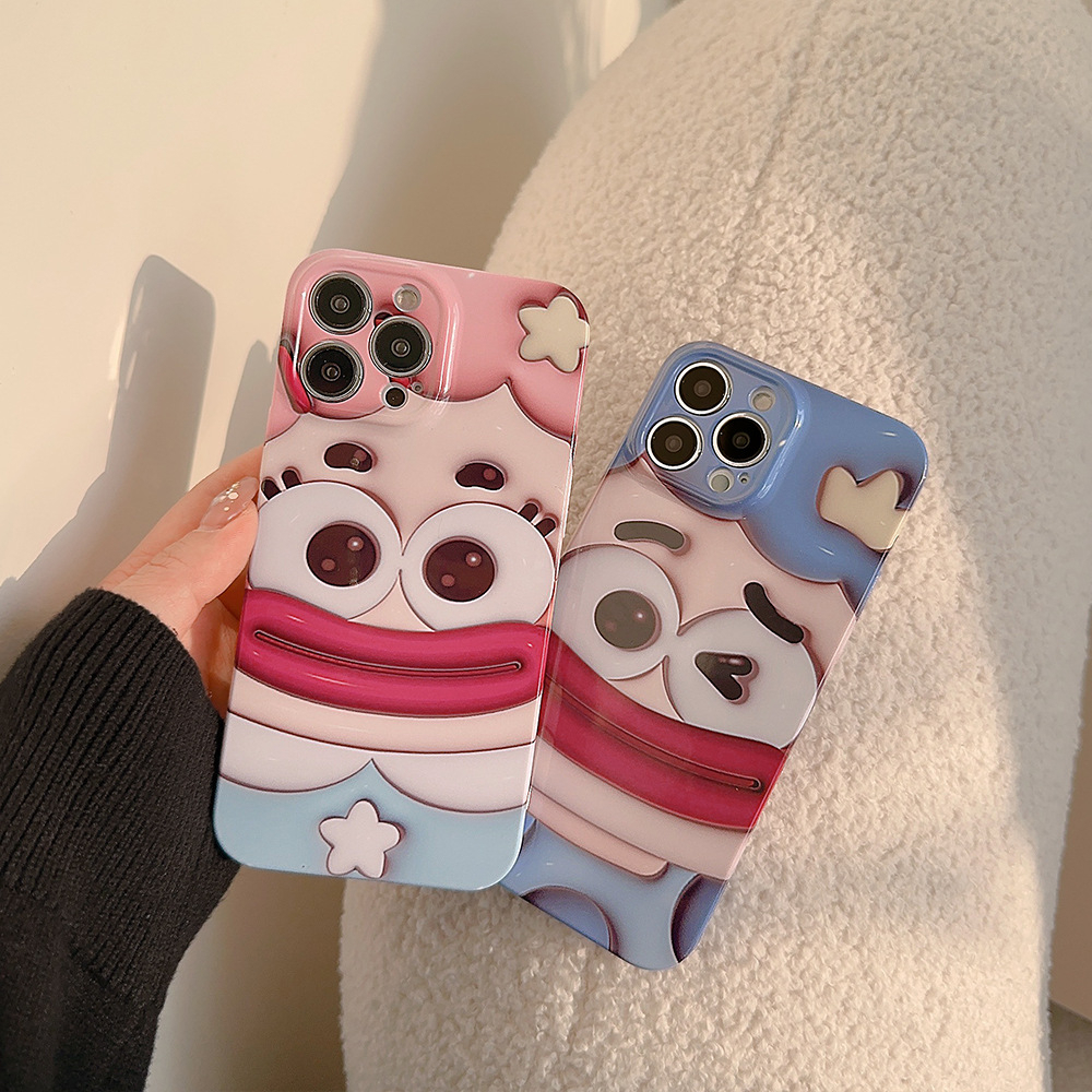 Ốp Điện Thoại Chống Sốc Họa Tiết Đáng Yêu Cho iPhone 14 Pro Max Plus 13 12