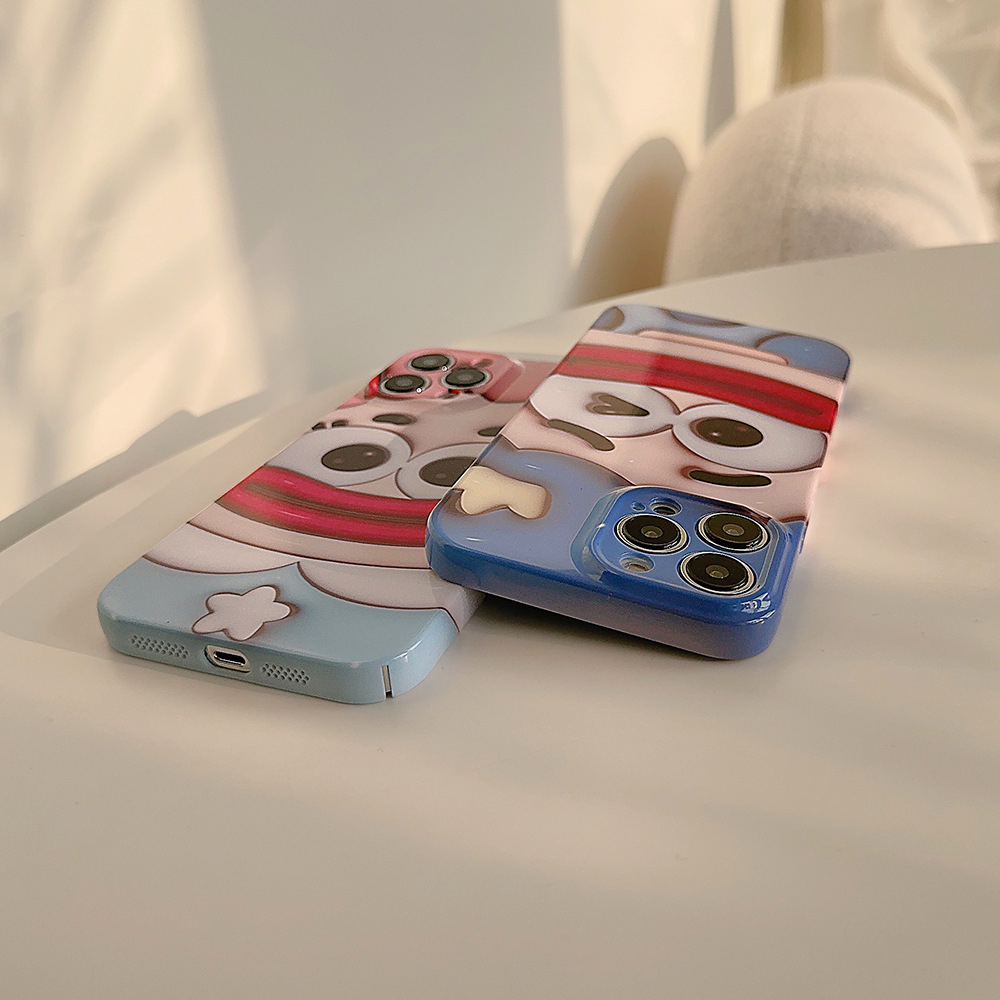 Ốp Điện Thoại Chống Sốc Họa Tiết Đáng Yêu Cho iPhone 14 Pro Max Plus 13 12
