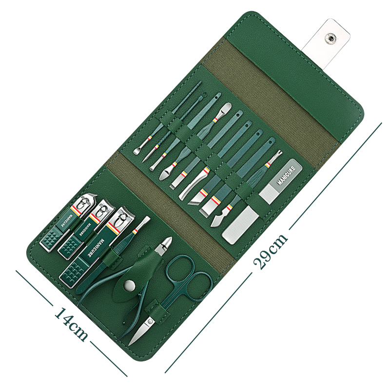Bộ Dụng Cụ Chăm Sóc Móng Chân Và Mặt Chuyên Nghiệp Bằng Thép Không Gỉ