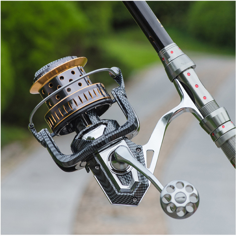 Máy Câu Cá 100% Kim Loại 240h 2000-12000 Tối Đa 25KG