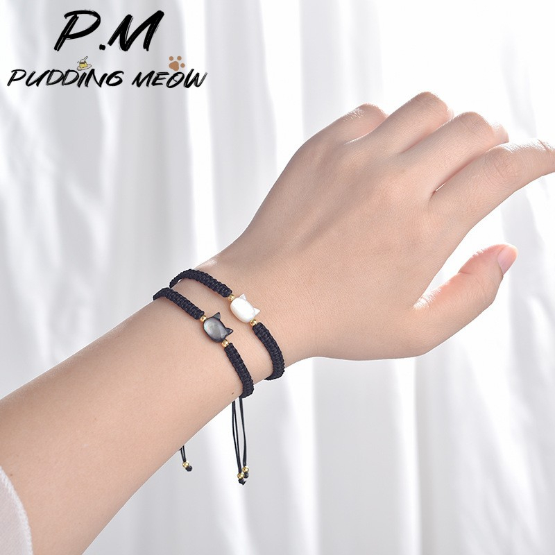 Vòng Tay Cặp Đôi Hạt Vỏ Sò May Mắn Đơn Giản