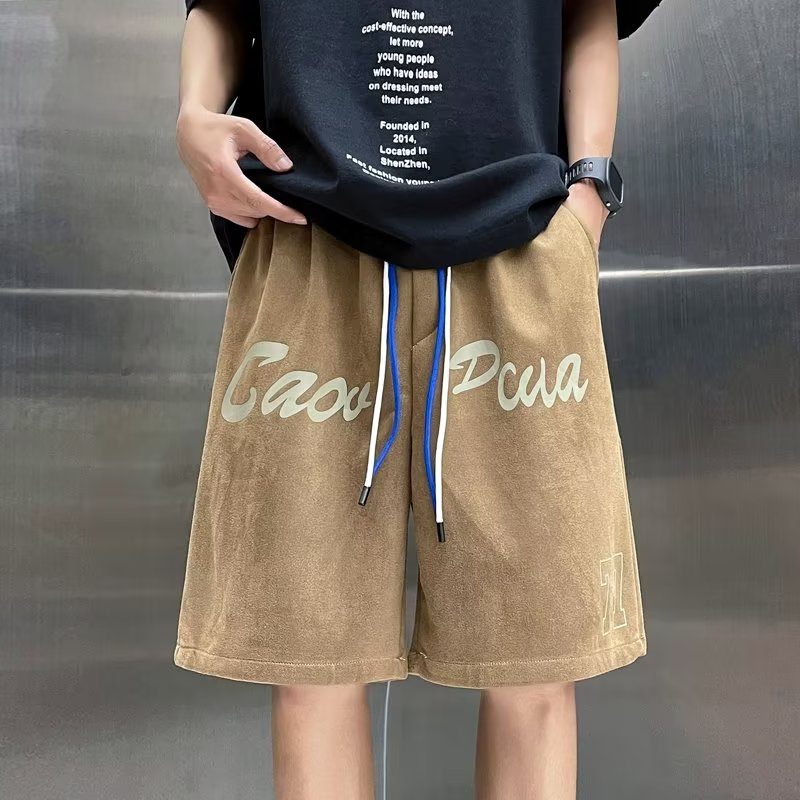Quần Short Thể Thao Chất Liệu Da Lộn Thời Trang Cho Nam Giới Có Size M-2XL