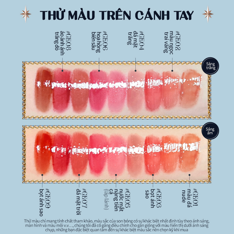 Son Bóng Dạng Lỏng 3.5ml Dòng Nàng Tiên Cá Flower Knows Moonlight