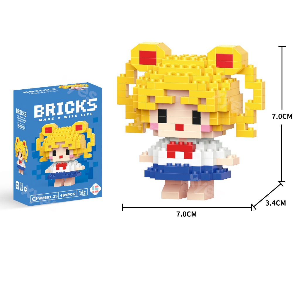 Bộ Đồ Chơi Lắp Ráp Hình Động Vật Dễ Thương Cho Bé