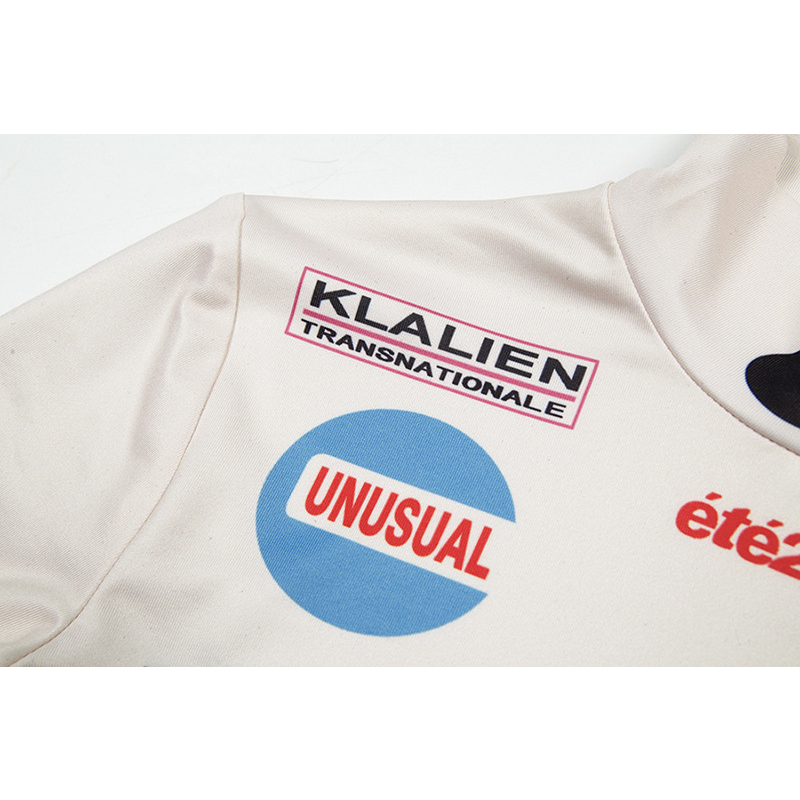 Klalien Áo Thun Dáng Ôm Co Giãn In Họa Tiết Kiểu Harajuku Đường Phố Cá Tính