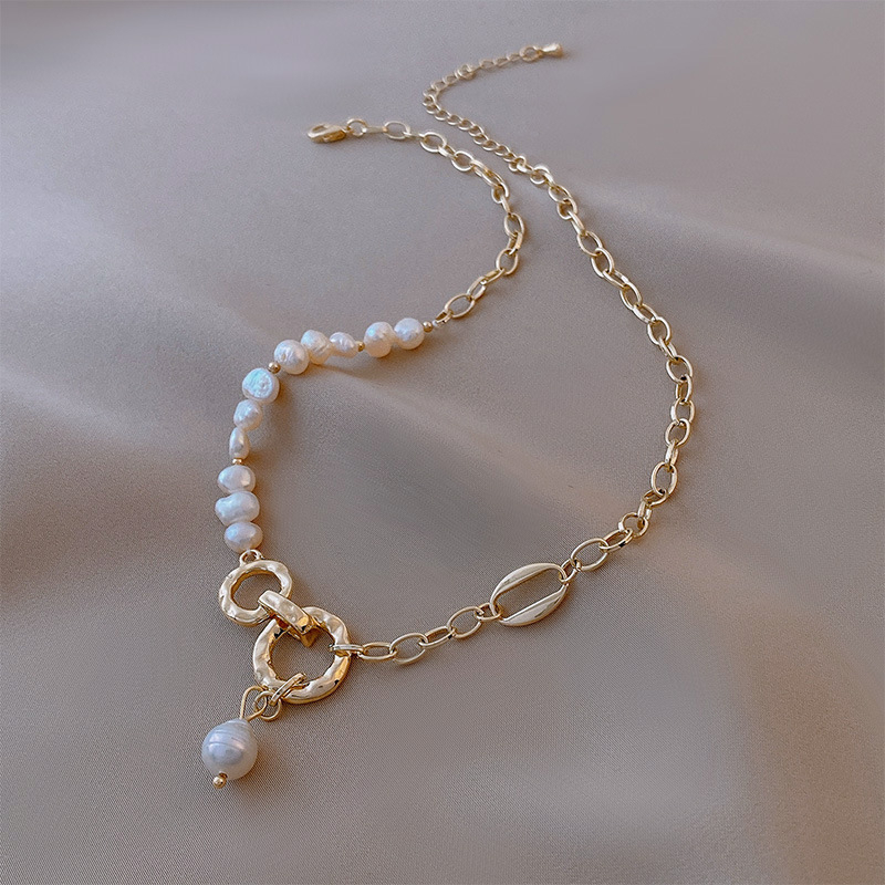 Vòng cổ Baroque Đính Ngọc Trai Tự Nhiên