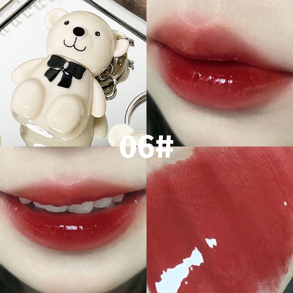 ArtValue Gấu Nhỏ Móc Chìa Son môi Khóa  Mờ Màu Bền Lâu Học Sinh Son môi