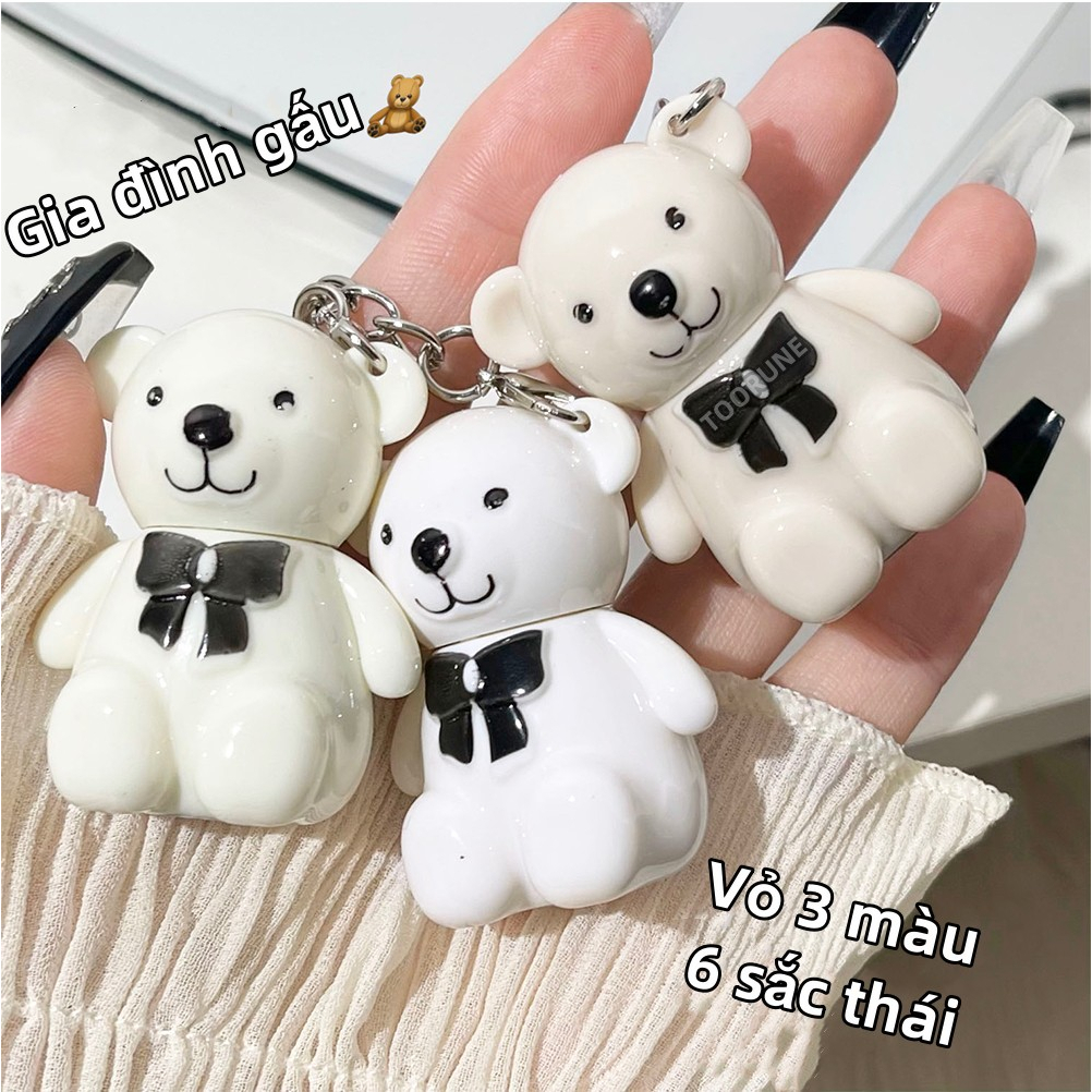 ArtValue Gấu Nhỏ Móc Chìa Son môi Khóa  Mờ Màu Bền Lâu Học Sinh Son môi