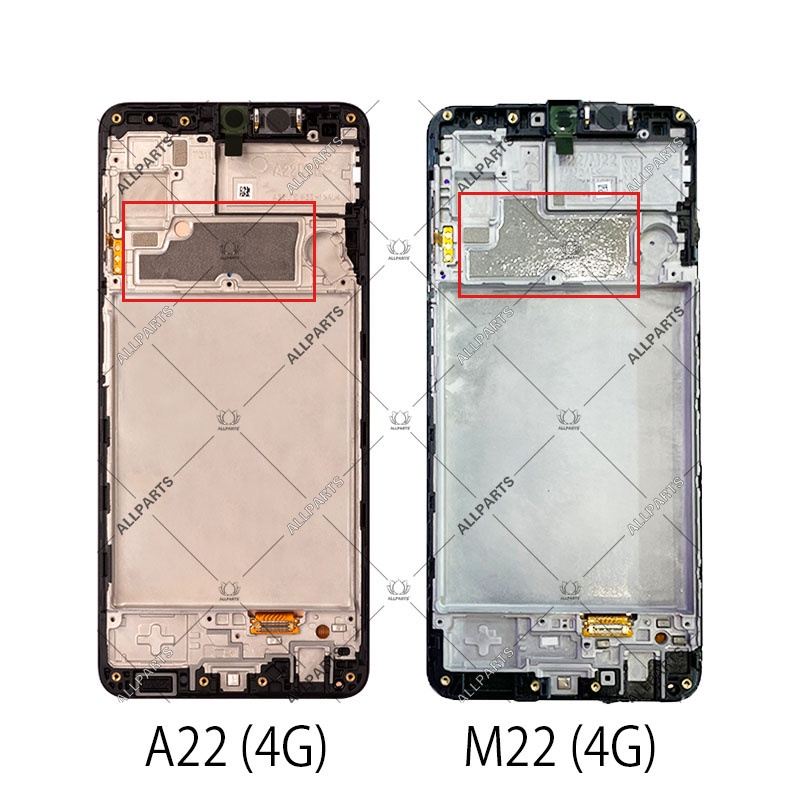 Màn hình cảm ứng điện thoại LCD ALLPARTS thay thế cho SAMSUNG Galaxy A22 M22 4G 5G