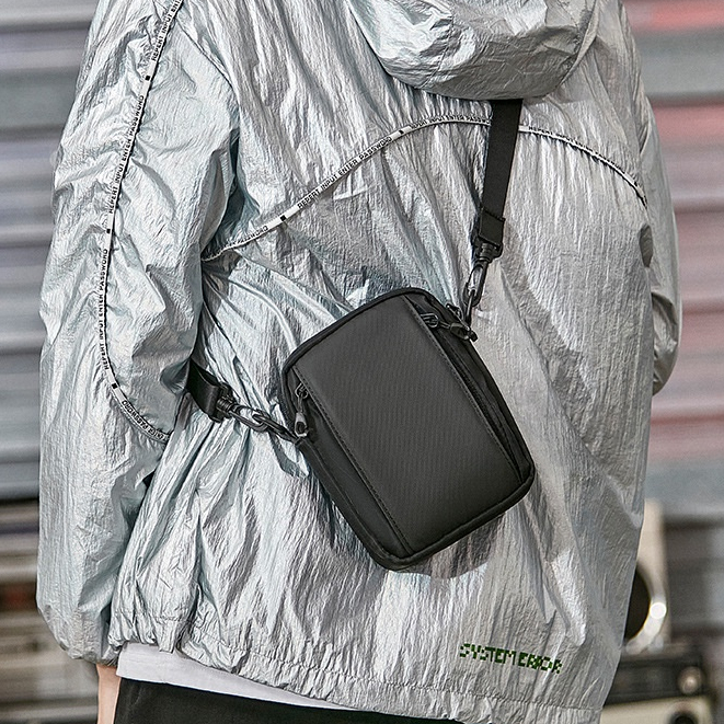 Túi Đựng Điện Thoại Đeo Vai Bằng Vải Oxford Chống Nước Dành Cho Nam