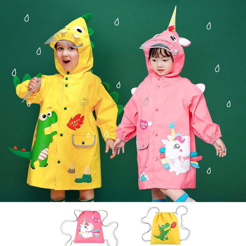 Áo mưa Lemonkid kiểu mới dành cho bé trai và bé gái