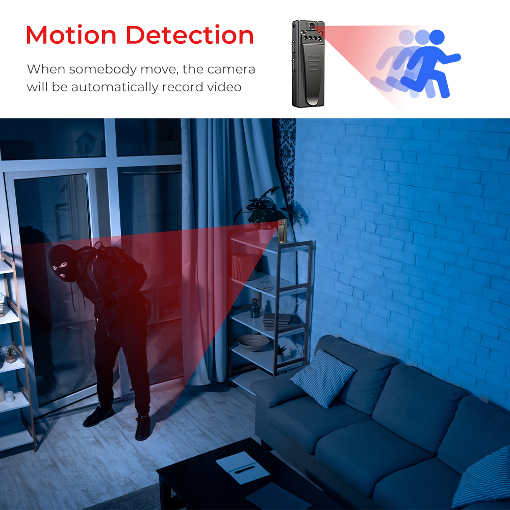 Camera Hành Trình Mini Độ Phân Giải HD 1080P, Hỗ Trợ Quay Ban Đêm