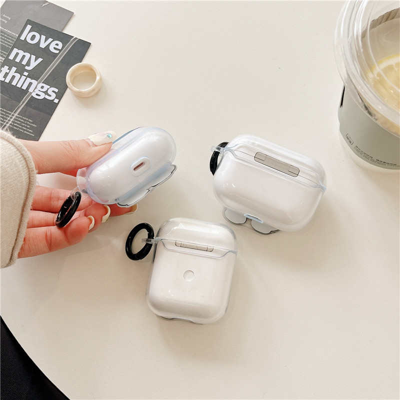 Vỏ Bảo Vệ Hộp Sạc Tai Nghe AirPods 1 2 3 Pro 2 12 Bằng TPU Họa Tiết Hoạt Hình Gấu Trúc Dễ Thương