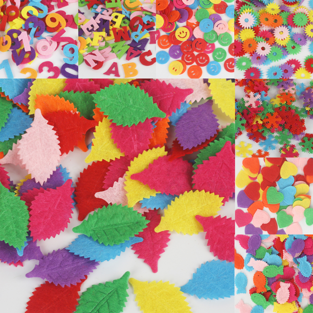 Set 50 / 100 Miếng Vải Polyester Nhiều Màu Sắc Dùng Để May Vá Đa Năng Tiện Dụng