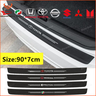 Miếng Dán Sợi Carbon Chống Trầy Xước Chuyên Dùng Cho Xe Hơi