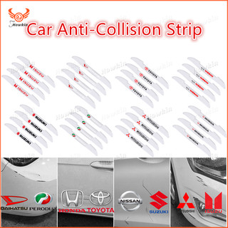 Bộ 4 miếng dán silicone bảo vệ cạnh cửa xe hơi chống va chạm