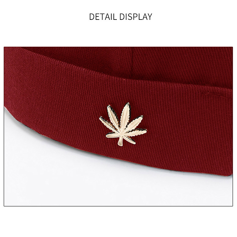 GaseryoMũ Beanie Không Vành Màu Trơn Phong Cách Vintage Cho Nam Và Nữ